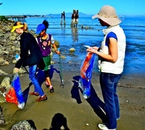 Cleaning up Emeryville Shoreline 2012